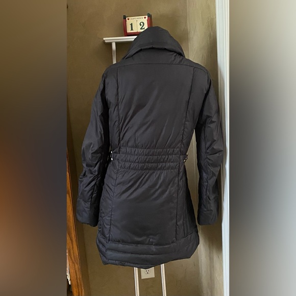 Guess Down Puffer Jacket Full Zip Down Feathers Black Women Small Winter - Picture 3 of 16